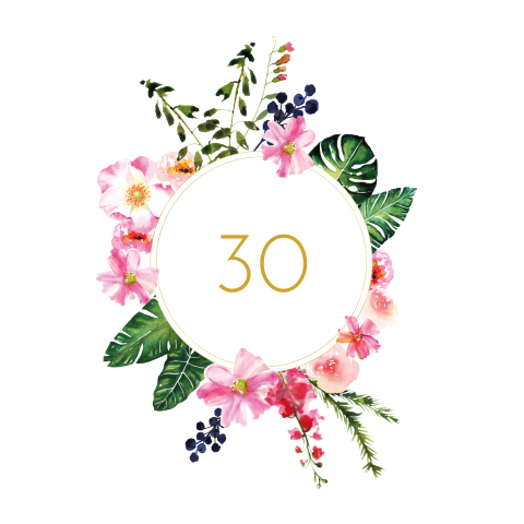 Blumiger Geburtstag 30