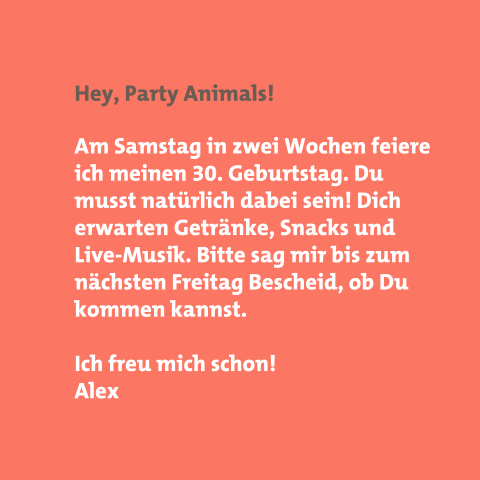 Hey Party Animals!