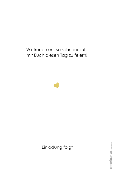 Save The Date Schriftzug