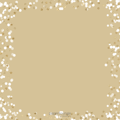 Weihnachtskarte mit Schneeflocken in weiß und gold am Rand