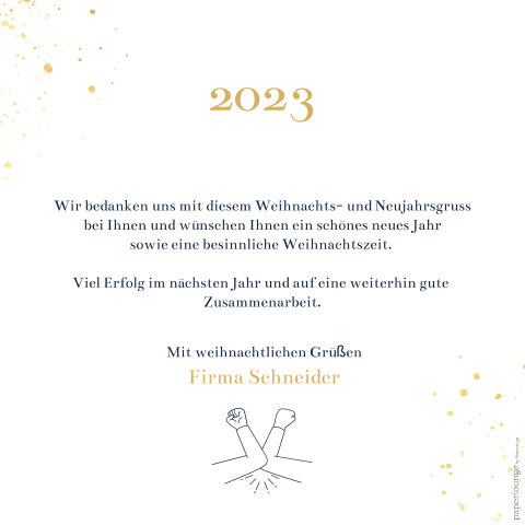 Weihnachtskarte Mit Dem Bekannten Und Sicheren Corona Gruss