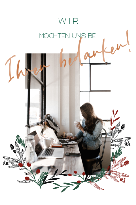 Danke für die gute Zusammenarbeit